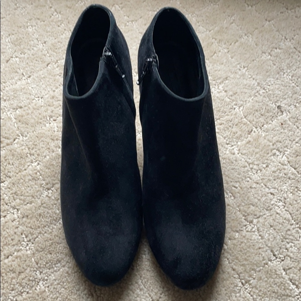 J. Crew Black suede booties